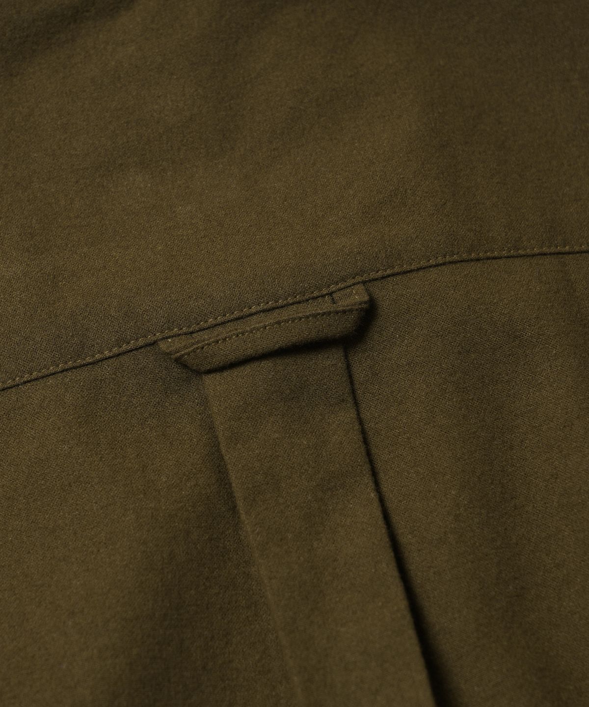 프리즘웍스(FRIZMWORKS) FLANNEL FRENCH SHIRT _ OLIVE