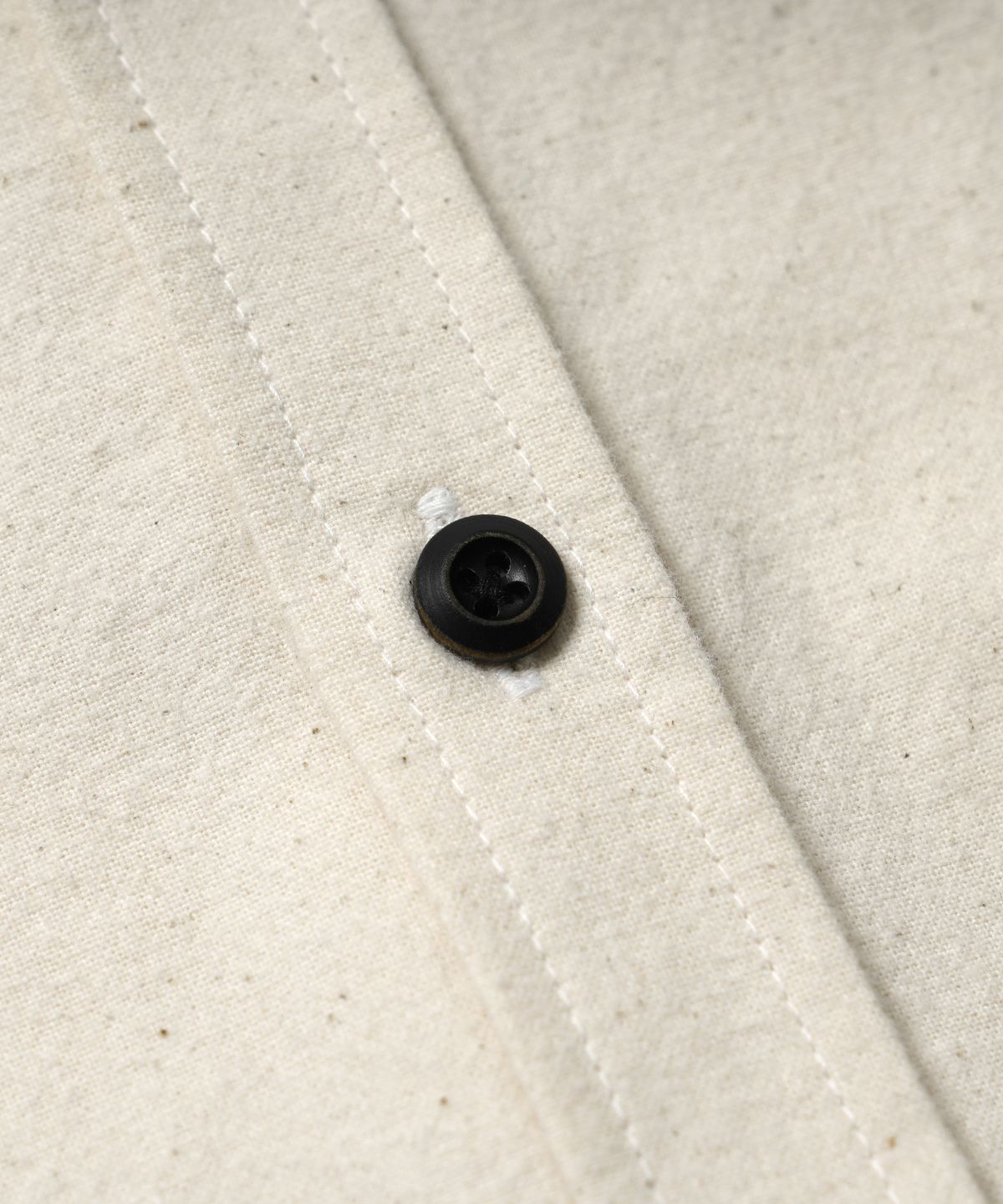 프리즘웍스(FRIZMWORKS) FLANNEL FRENCH SHIRT _ NATURAL