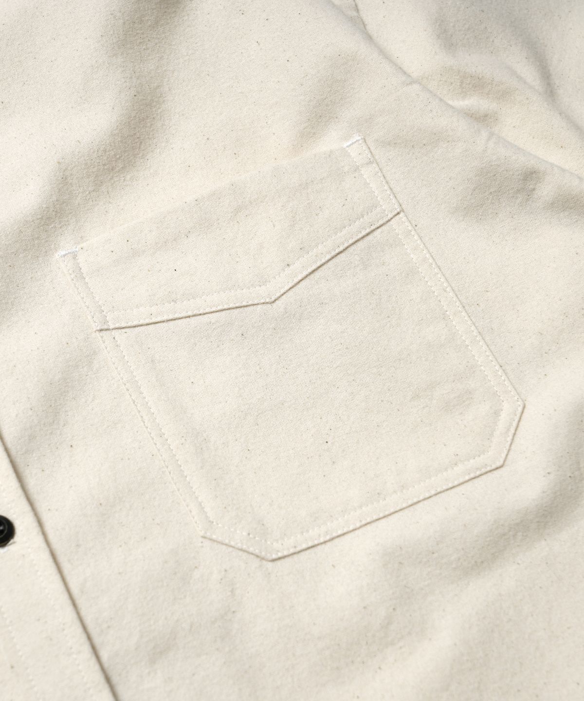 프리즘웍스(FRIZMWORKS) FLANNEL FRENCH SHIRT _ NATURAL