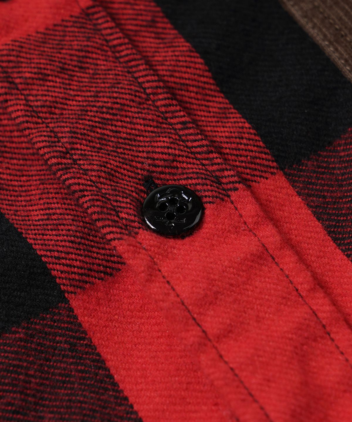 프리즘웍스(FRIZMWORKS) BUFFALO HUNTING SHIRT JACKET _ RED