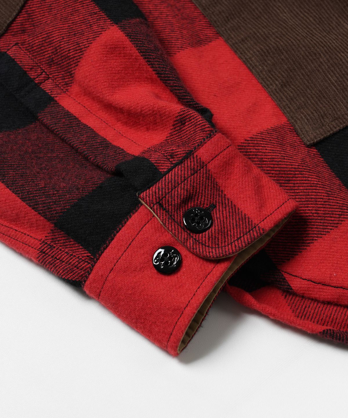 프리즘웍스(FRIZMWORKS) BUFFALO HUNTING SHIRT JACKET _ RED