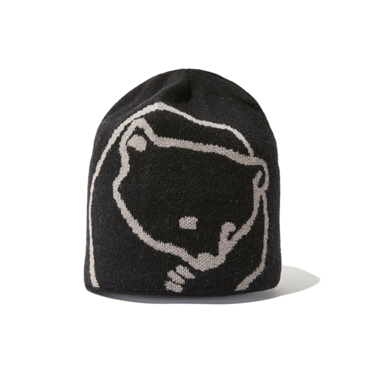 펜필드(PENFIELD) BEAR JACQUARD WOOL BEANIE BLACK_FQ7AH46U