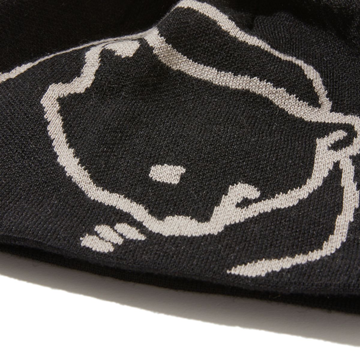 펜필드(PENFIELD) BEAR JACQUARD WOOL BEANIE BLACK_FQ7AH46U