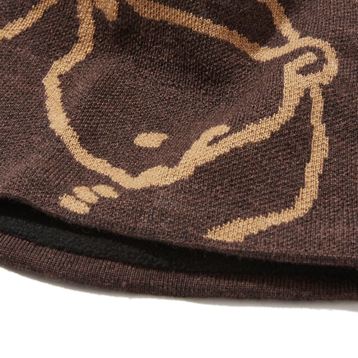 펜필드(PENFIELD) BEAR JACQUARD WOOL BEANIE BROWN_FQ7AH45U