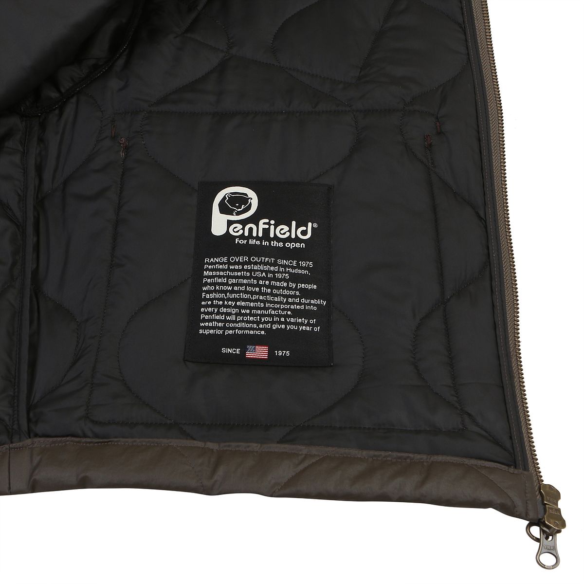 펜필드(PENFIELD) QUILTED WORK JACKET OLIVE_FQ3WJ70U