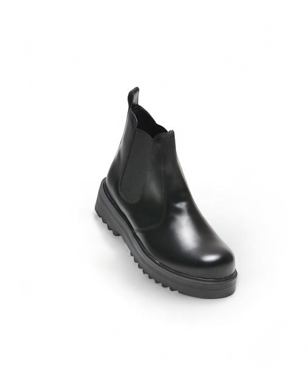 슈피트(SHUFIT) 6.5cm 키높이 와이드 볼륨 무광 첼시부츠 SFT-301