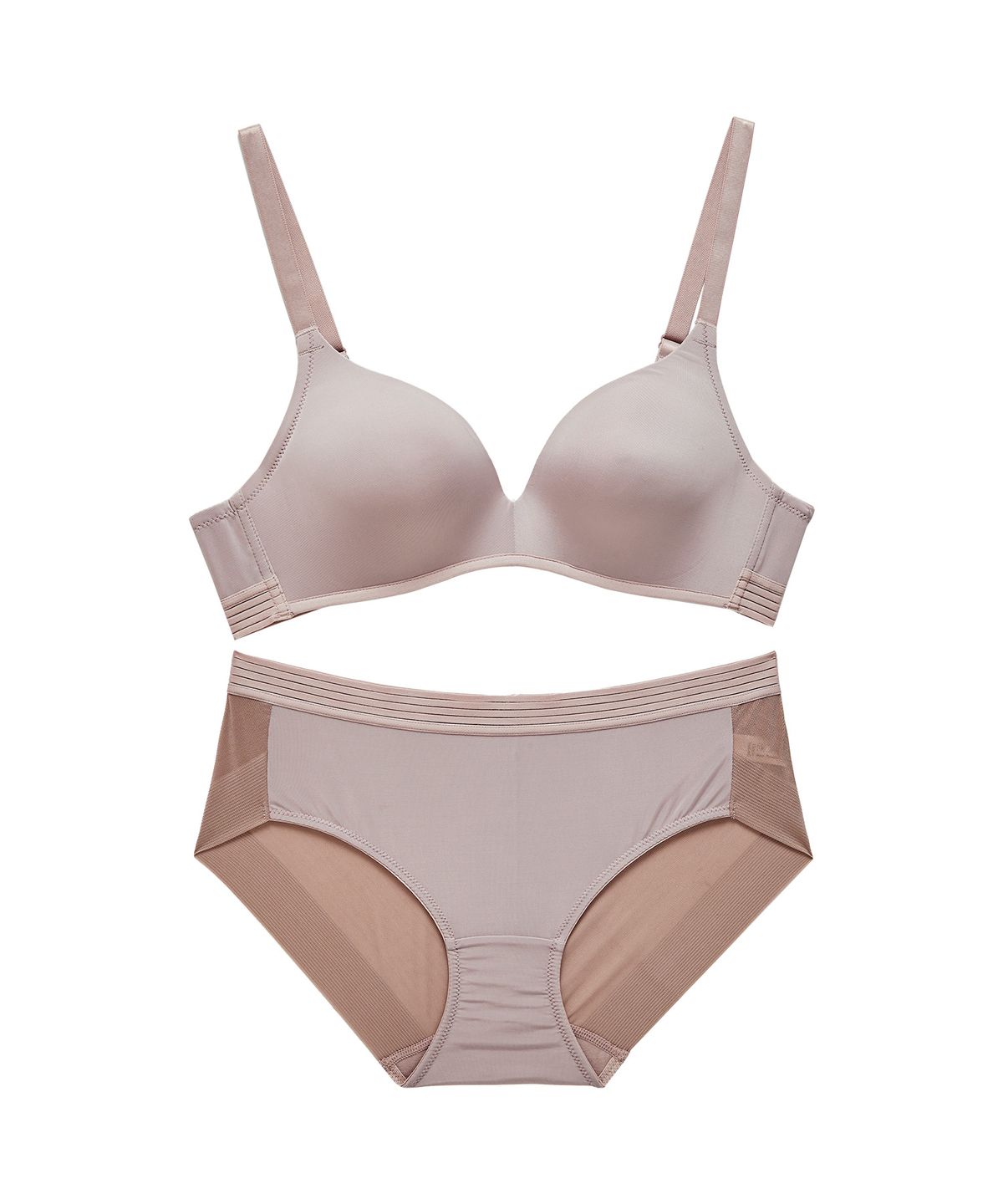 플레이텍스(PLAYTEX) 노와이어 시크릿밴드 브라팬티 세트