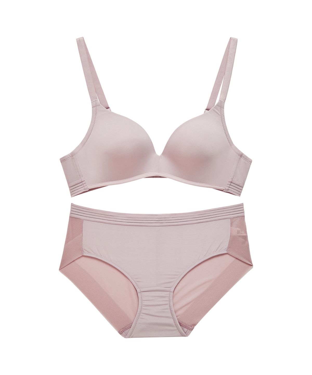 플레이텍스(PLAYTEX) 노와이어 시크릿밴드 브라팬티 세트