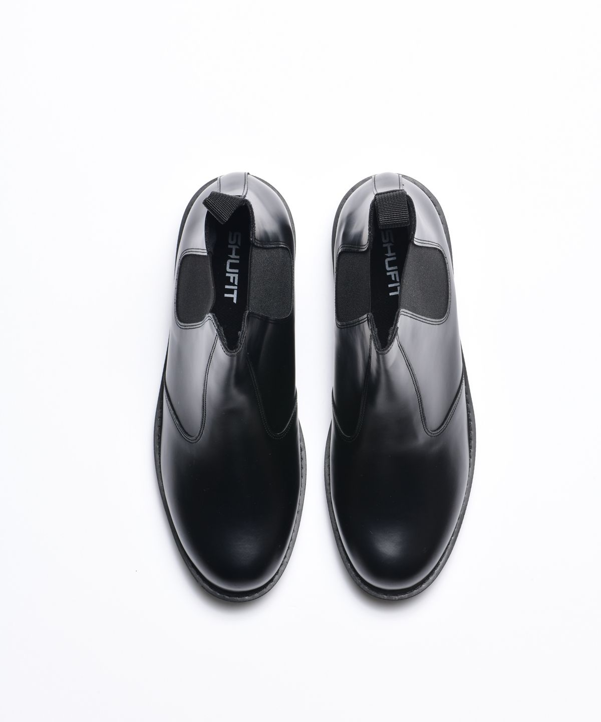 슈피트(SHUFIT) 7cm 키높이 블랙 첼시부츠 SFT-302