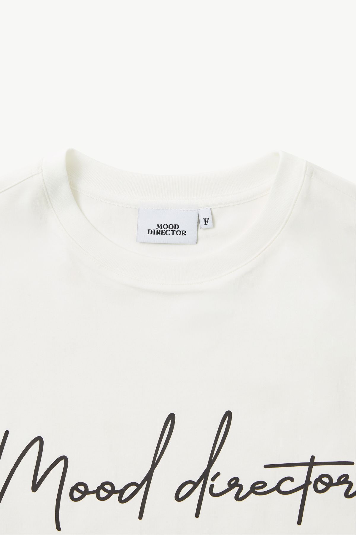 무드디렉터(MOODDIRECTOR) Le rayon jaune 무드디렉터 티셔츠 화이트