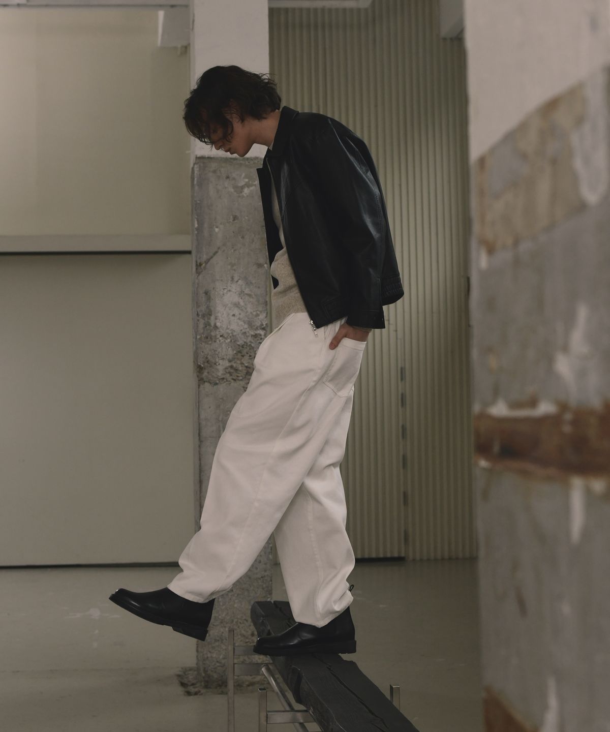 슈피트(SHUFIT) 플레인 첼시부츠 블랙 라운드 SFT-304