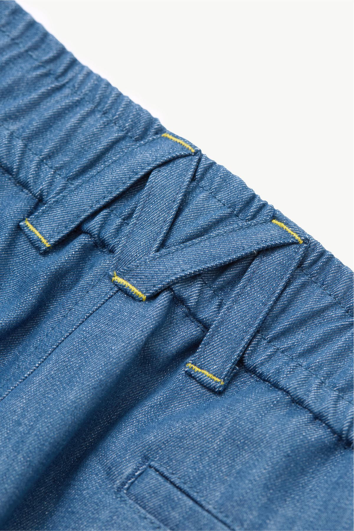 무드디렉터(MOODDIRECTOR) Le rayon jaune 데님 쇼츠 스카이블루