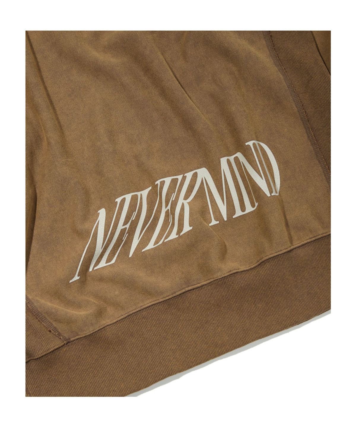 이티씨이(ETCE) SKULL FINGER PRINT PIGMENT SWEATSHIRT (BROWN)