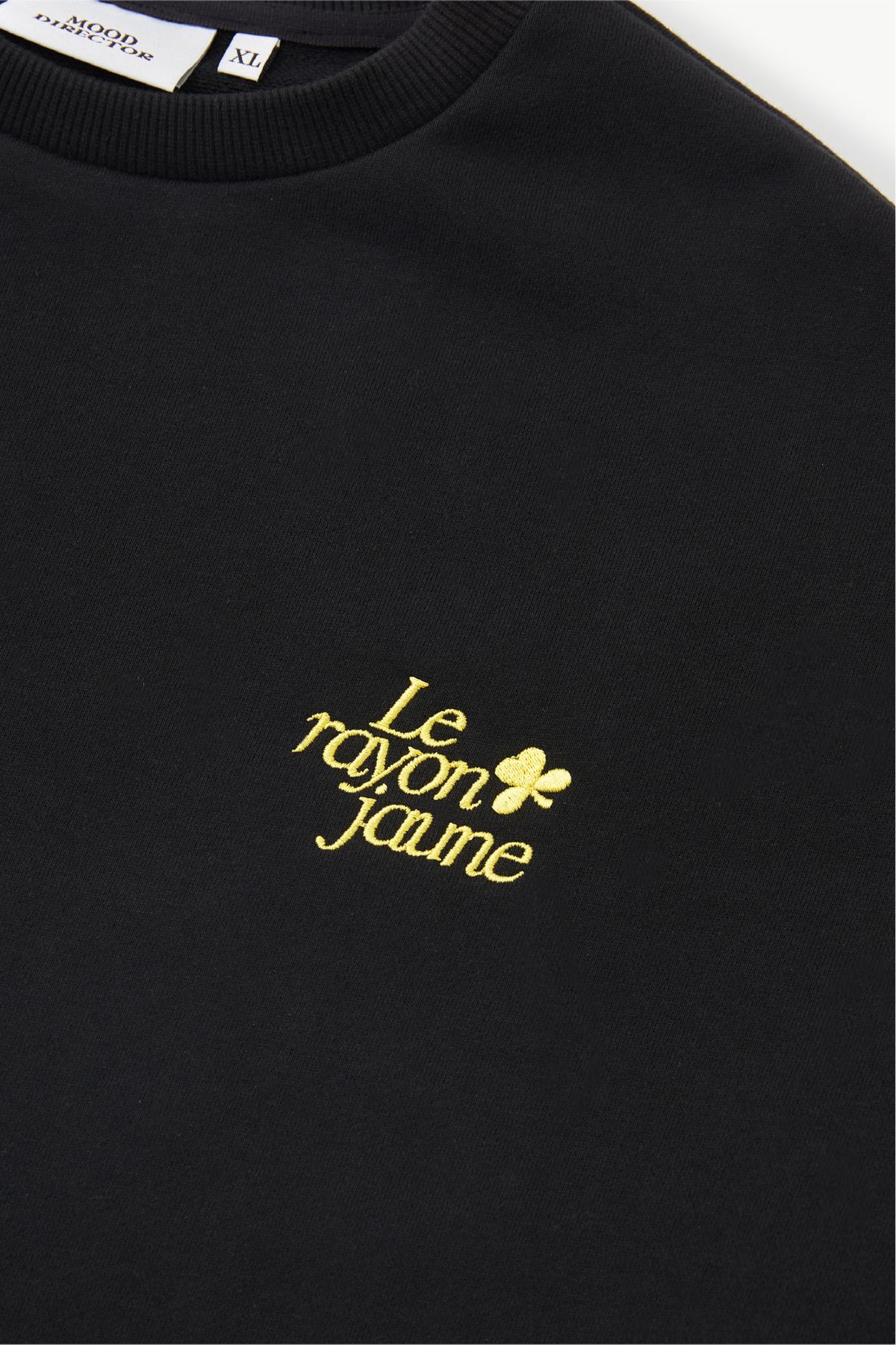 무드디렉터(MOODDIRECTOR) Le rayon jaune 클로버 스웨트셔츠 블랙