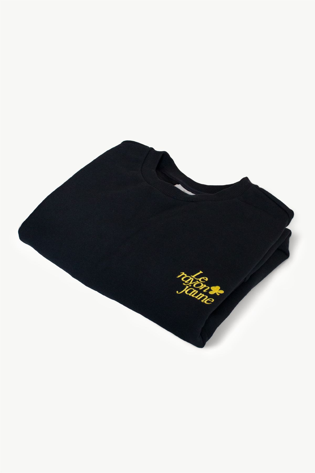 무드디렉터(MOODDIRECTOR) Le rayon jaune 클로버 스웨트셔츠 블랙