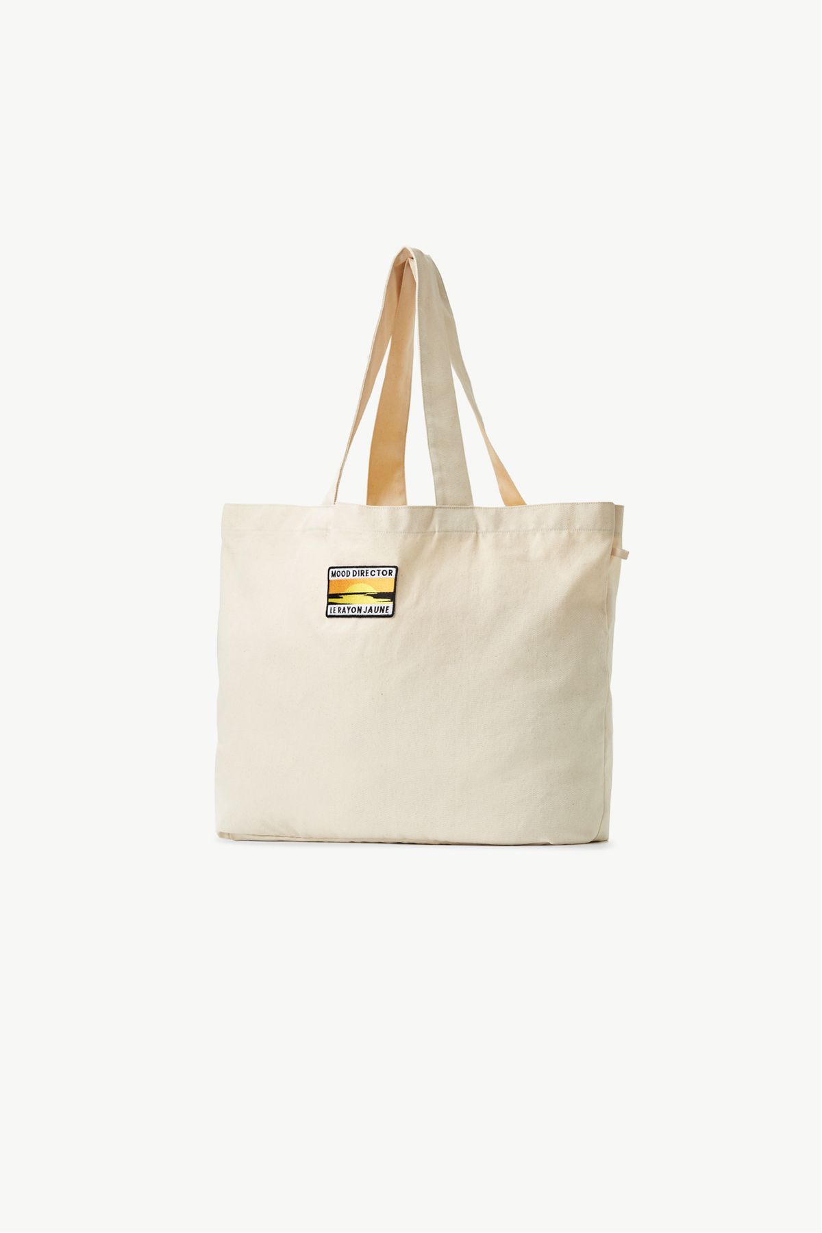 무드디렉터(MOODDIRECTOR) Le rayon jaune 무드 씬 데님 토트백 아이보리