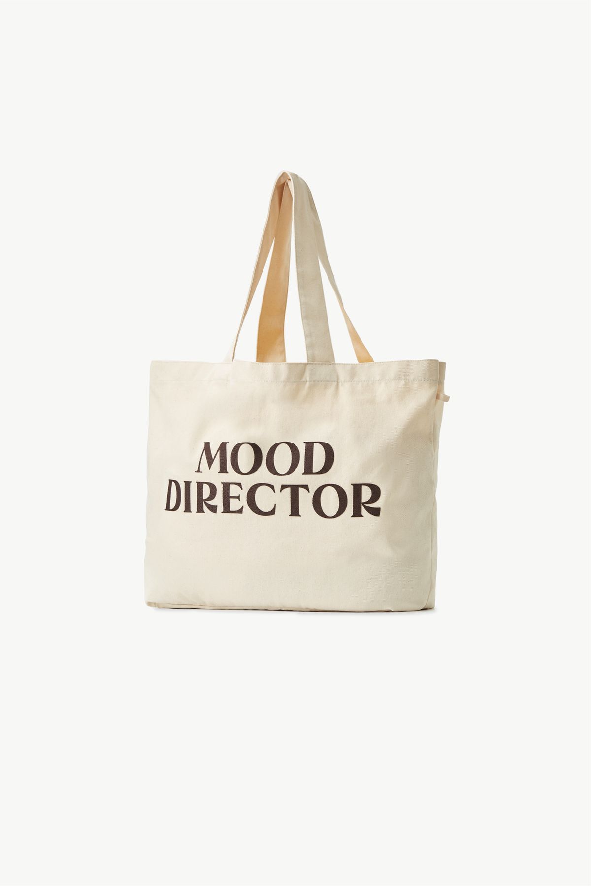 무드디렉터(MOODDIRECTOR) MOOD DIRECTOR 클래식 로고 데님 토트백 아이보리