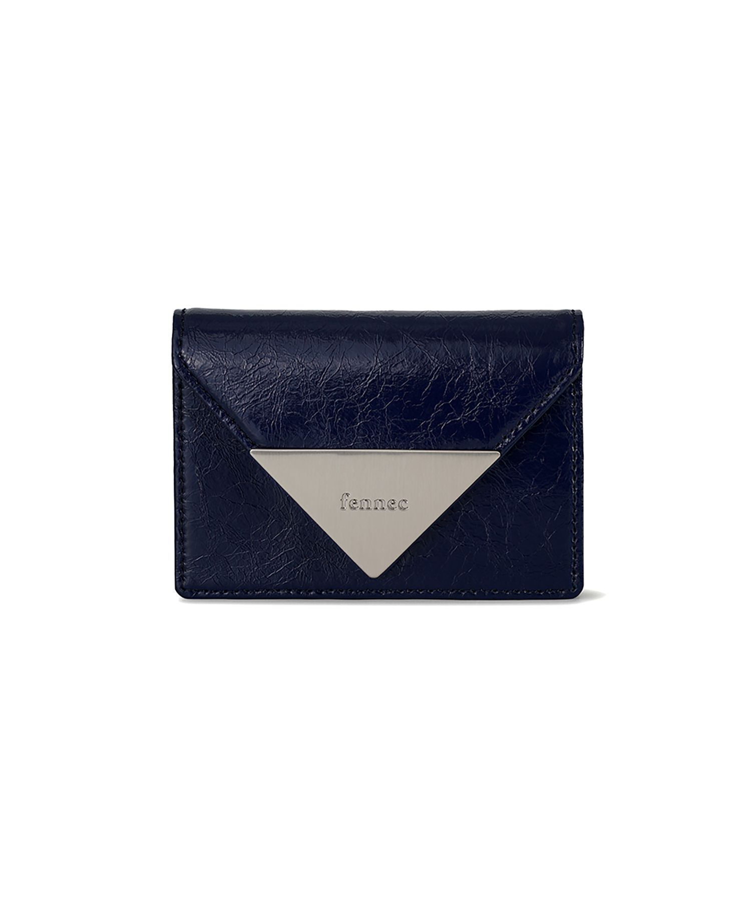 MUSINSA | fennec CRINKLE TRIANGLE ACCORDION POCKET - NAVY BLUE