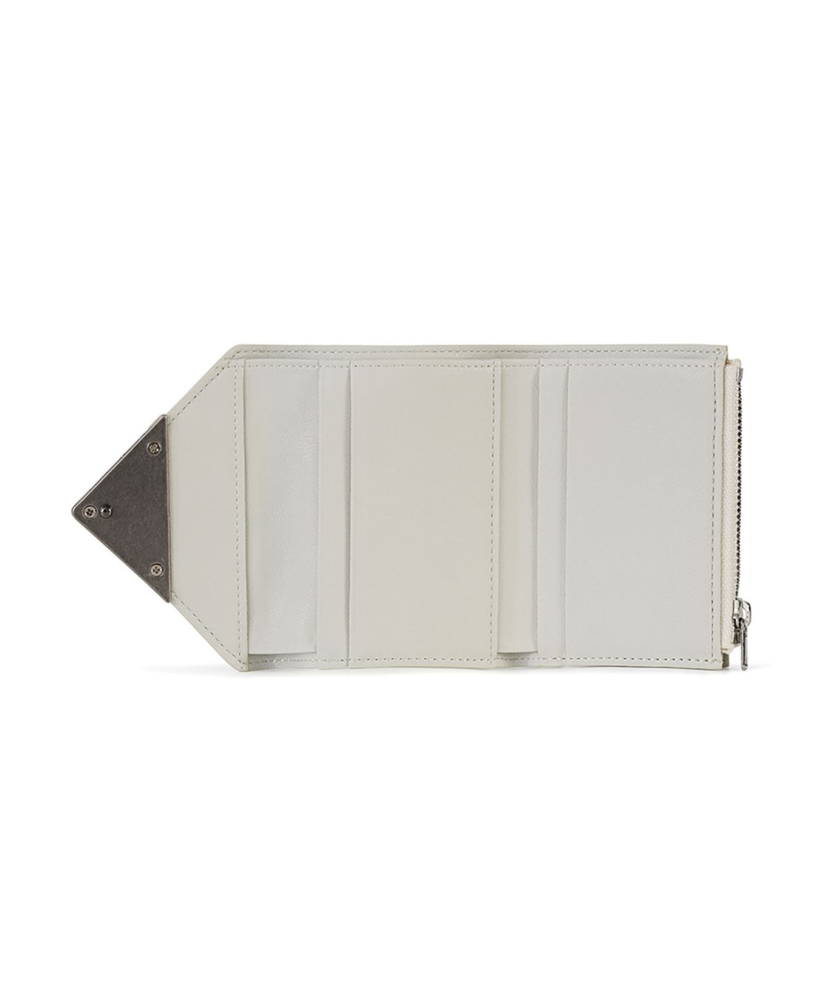 페넥(FENNEC) MATT TRIANGLE WALLET - CREAM