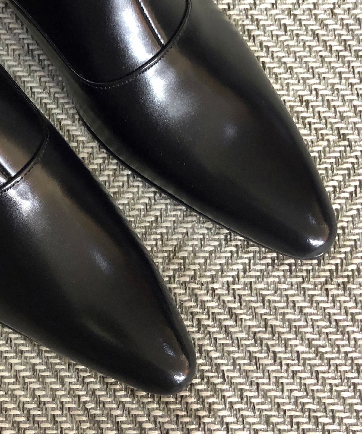 조앤슈(JOENSHOE) 슈만 밴딩 앵클 웨스턴부츠 블랙