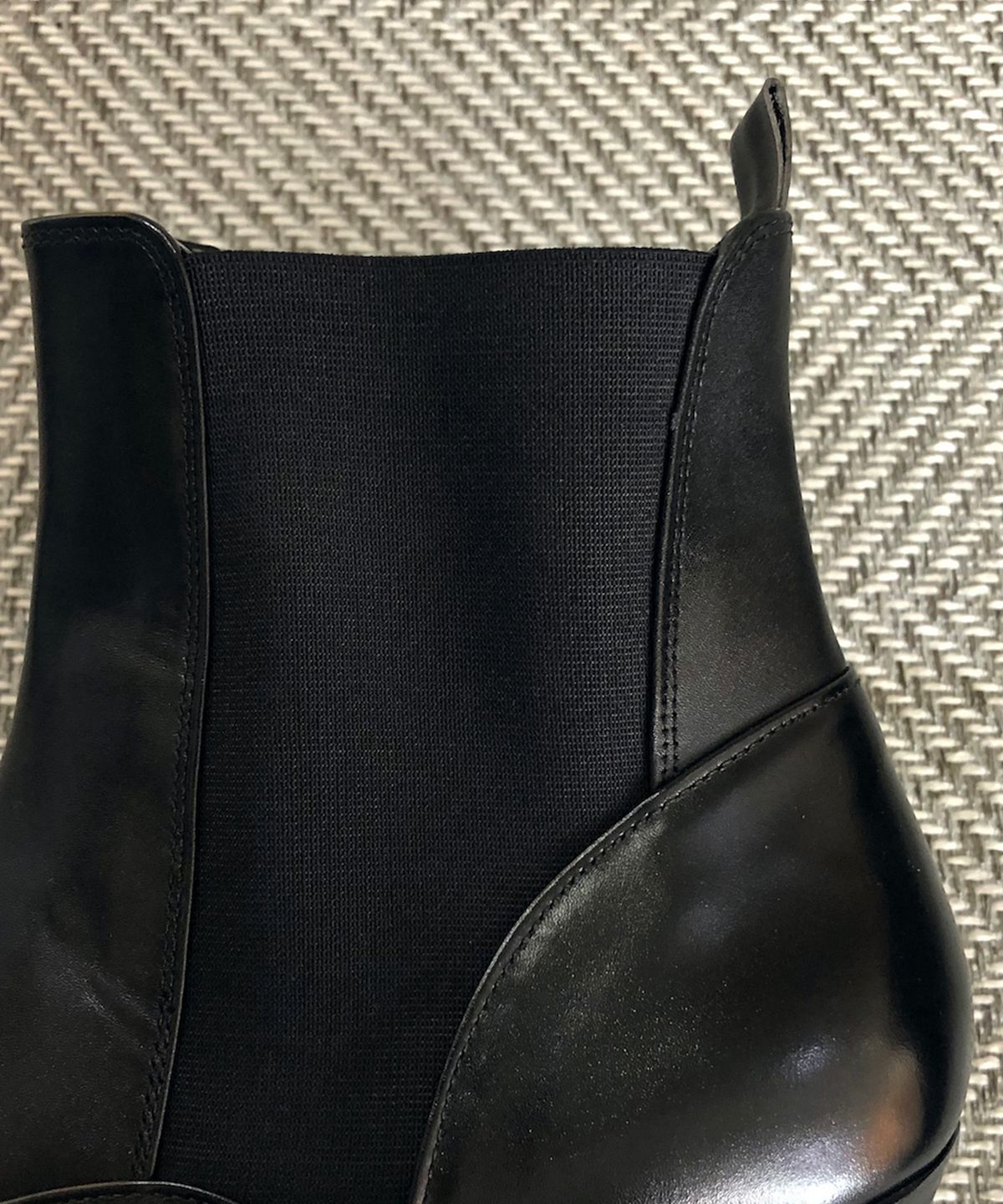 조앤슈(JOENSHOE) 슈만 밴딩 앵클 웨스턴부츠 블랙