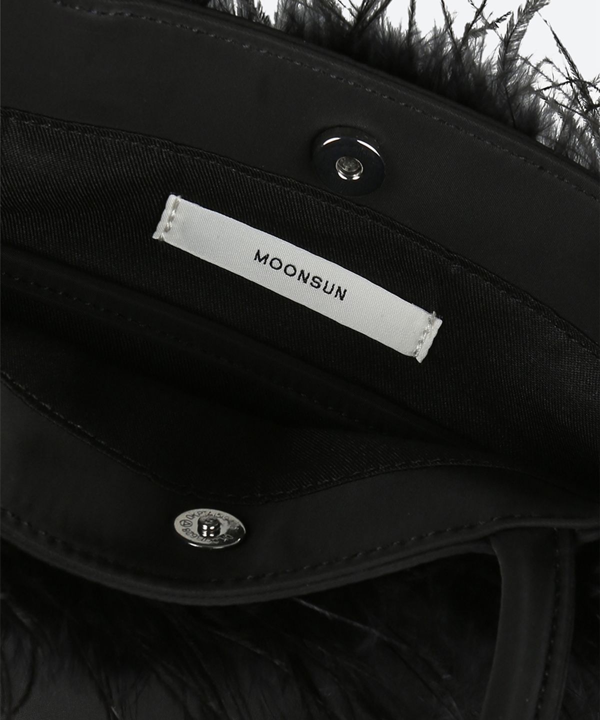문선 아카이브(MOONSUN ARCHIVE) Ostrich Hair Tote Bag / Black