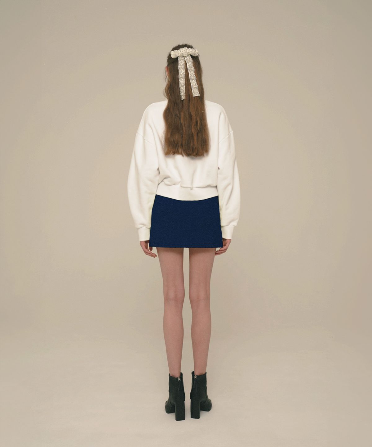 아이스가든에이오공팔(ICE GARDEN A.508) Wool Blended Mini Skirt