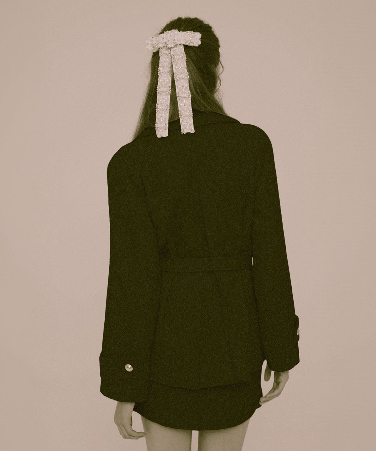 아이스가든에이오공팔(ICE GARDEN A.508) Wool Blended Pea-coat