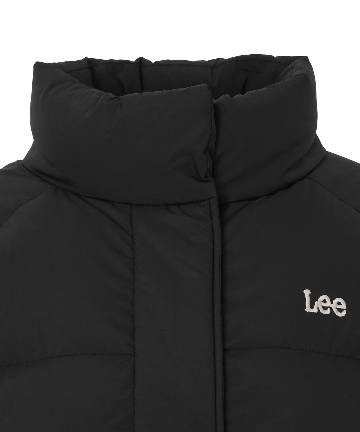 리(LEE) 우먼 래글런 숏 다운 블랙