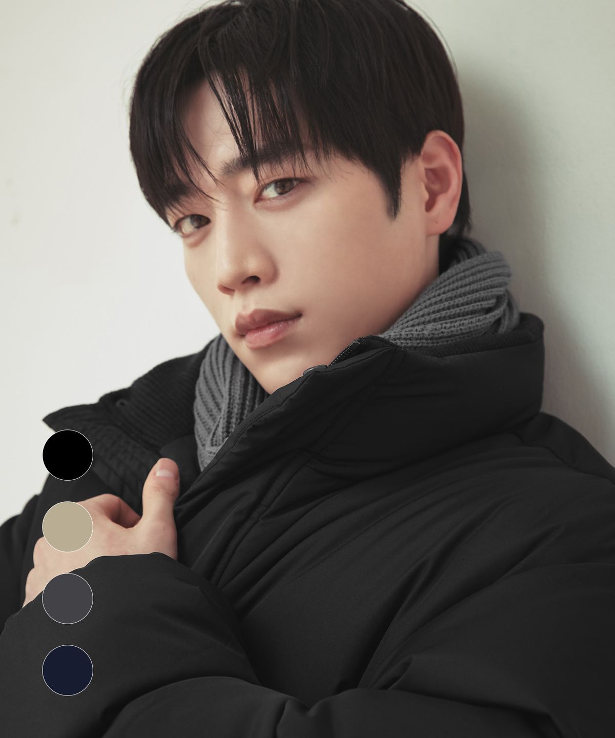 드로우핏(DRAW FIT) 소프트 리브드 니트 머플러 [4color]