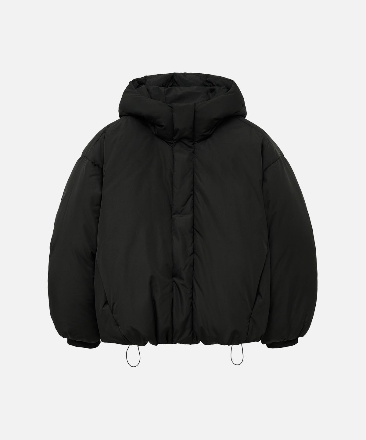 드로우핏(DRAW FIT) 미니멀 후론 후드 다운 자켓 [BLACK]