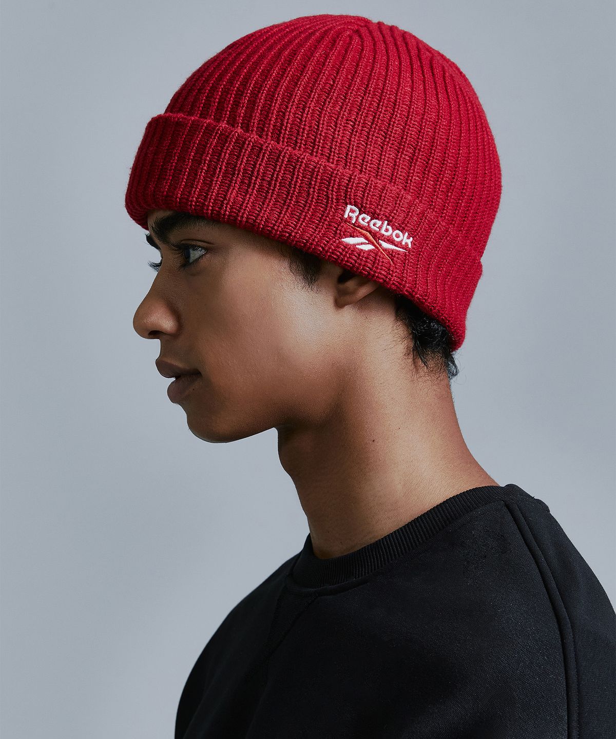 리복(REEBOK) 프라이머리 로고 비니 - 레드