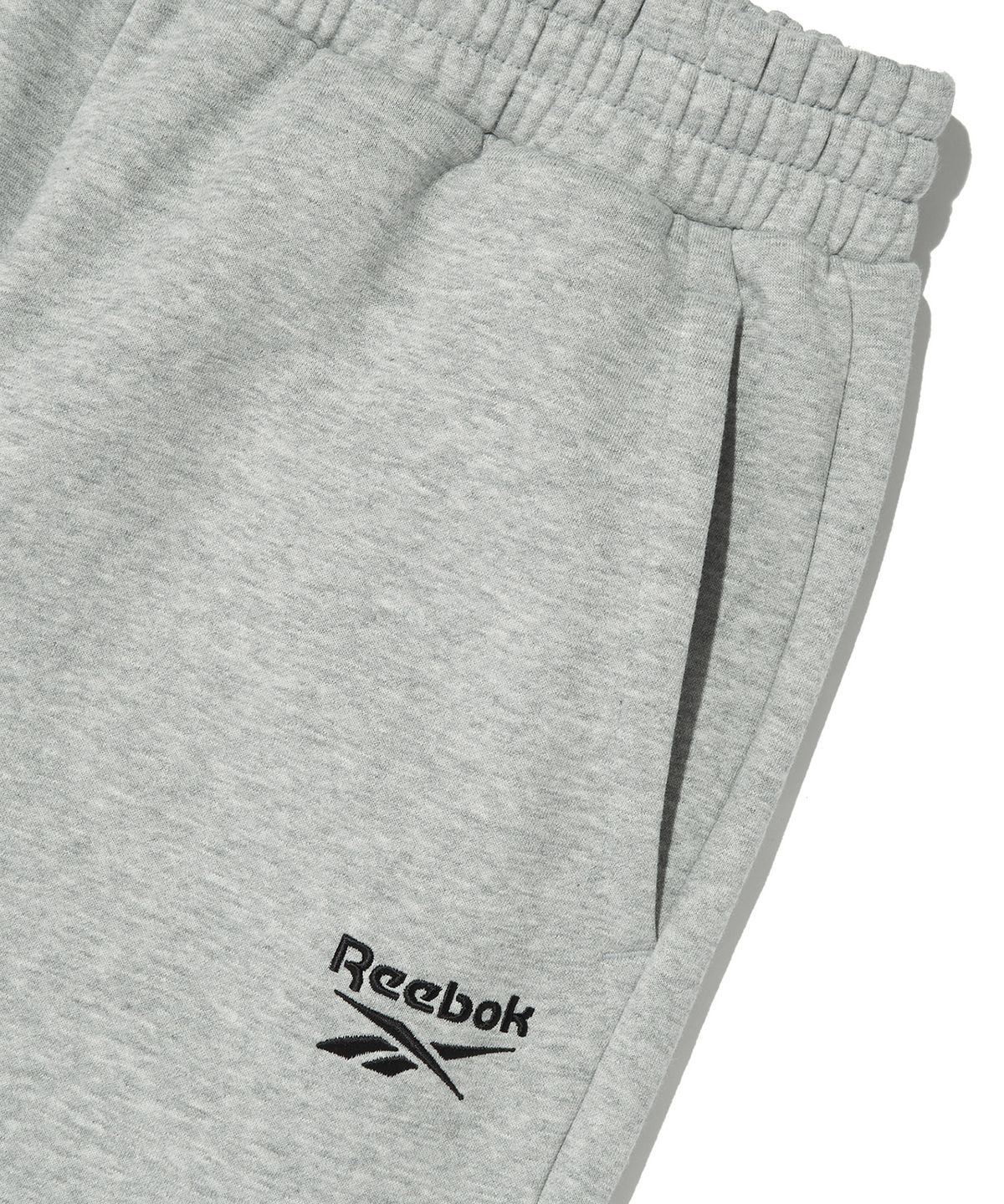 리복(REEBOK) 2WAY 기모 스웨트 팬츠 - 그레이