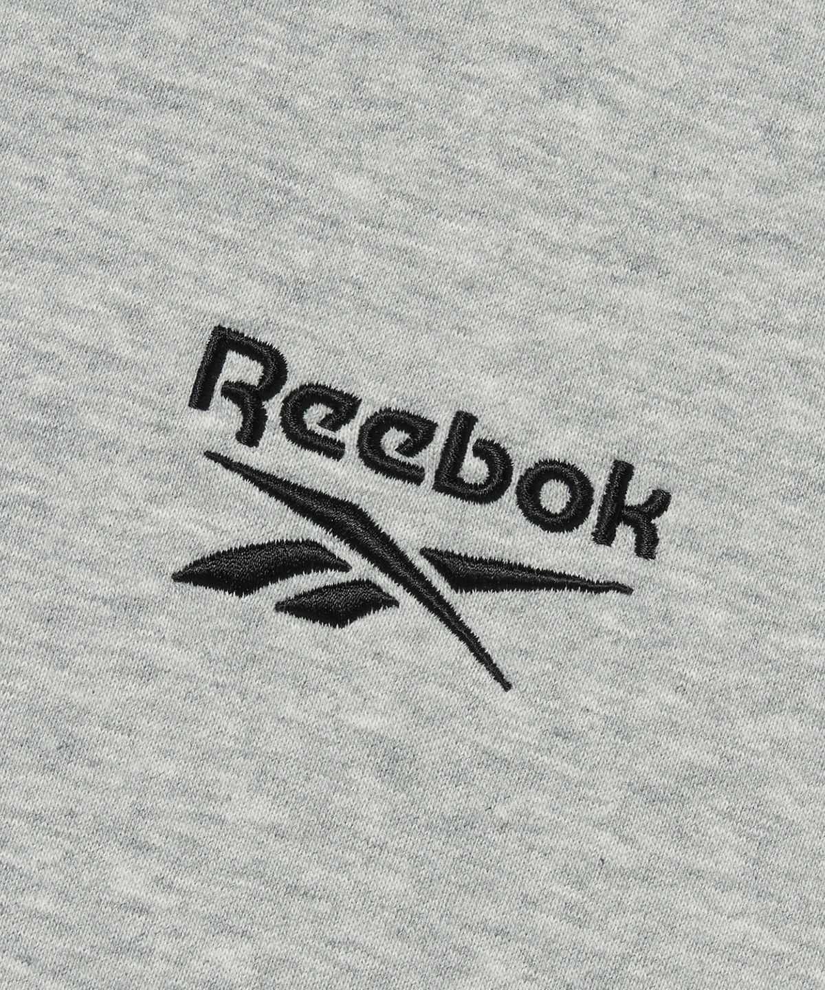 리복(REEBOK) 패널드 기모 후드티 - 그레이