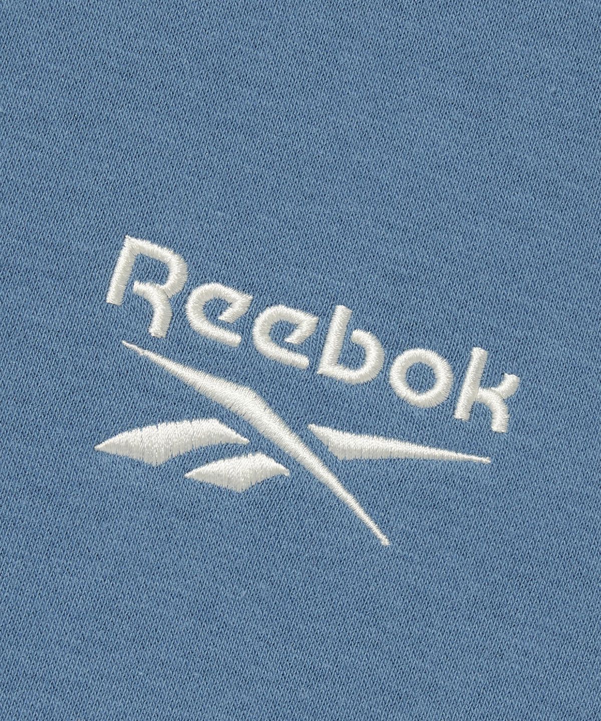 리복(REEBOK) 패널드 기모 후드티 - 블루