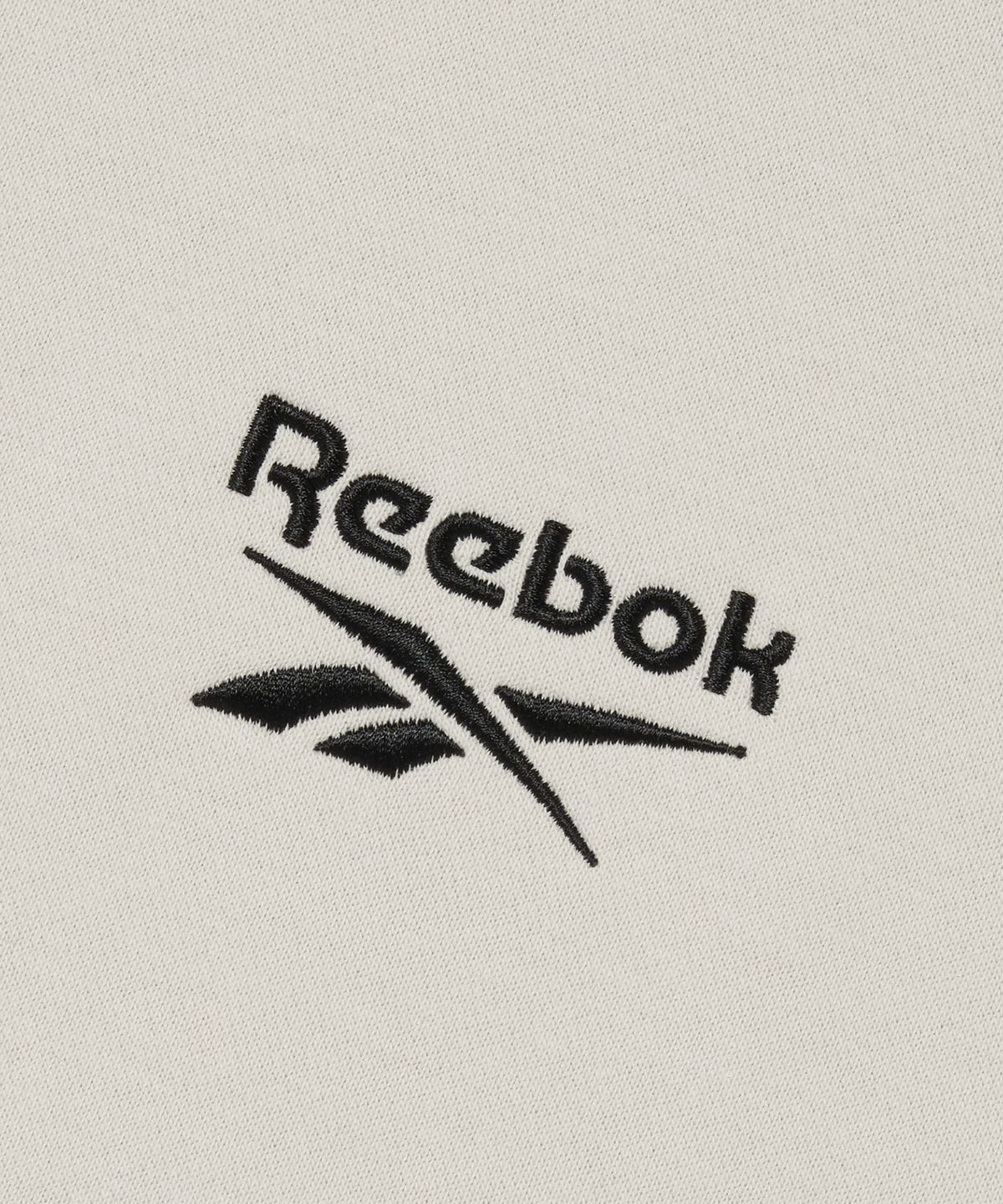 리복(REEBOK) 패널드 기모 후드티 - 베이지