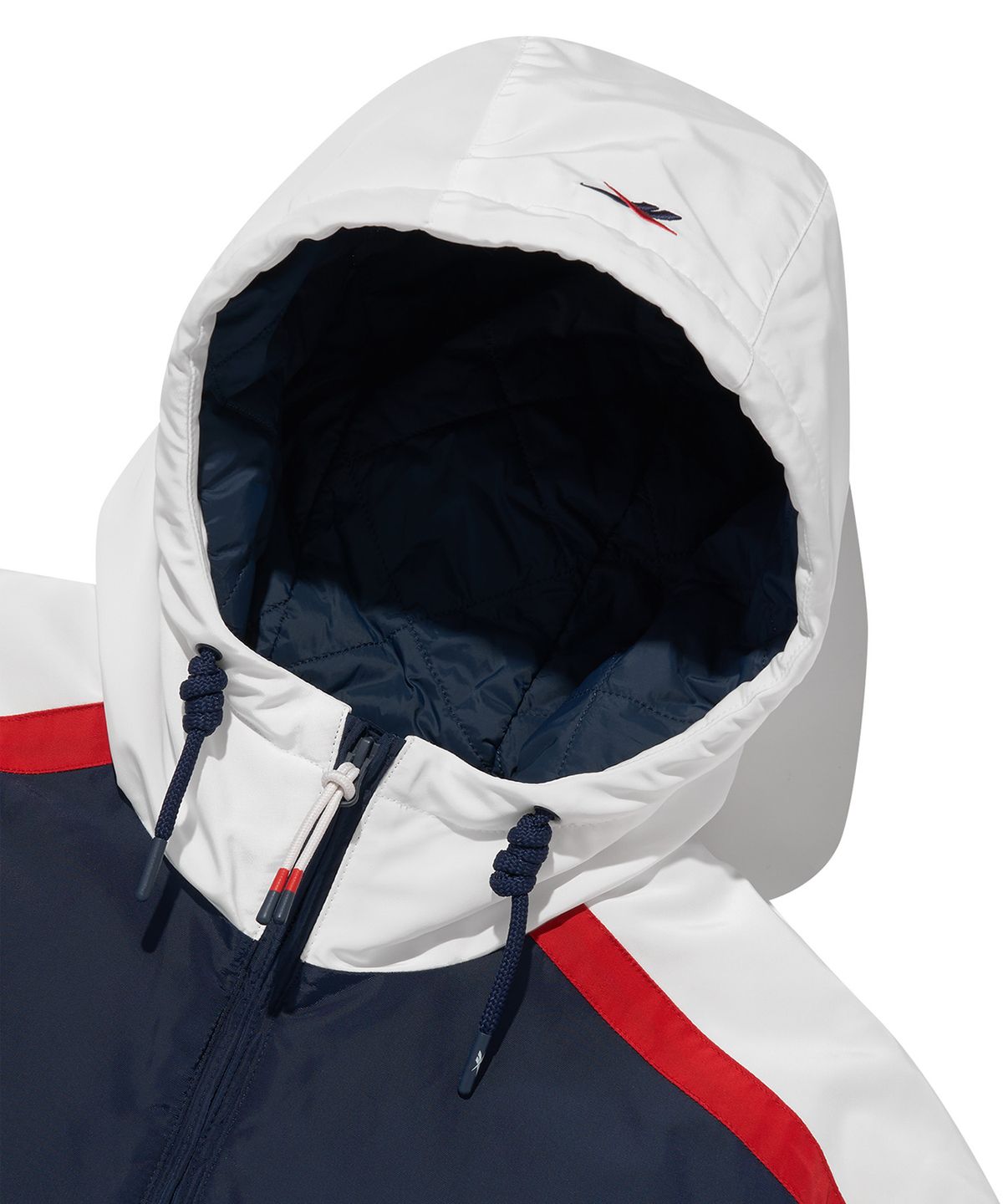 리복(REEBOK) 벡터 패널드 패딩 자켓 - 네이비