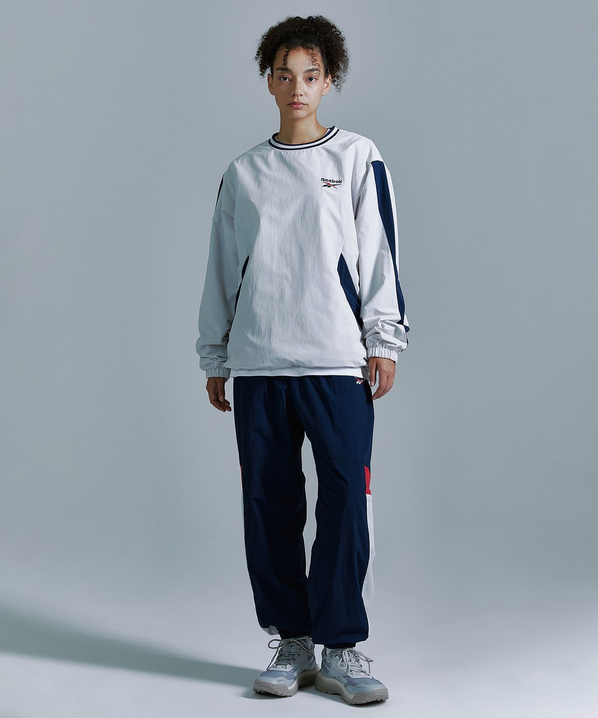 리복(REEBOK) 헤리티지 웜 조거 팬츠 - 네이비