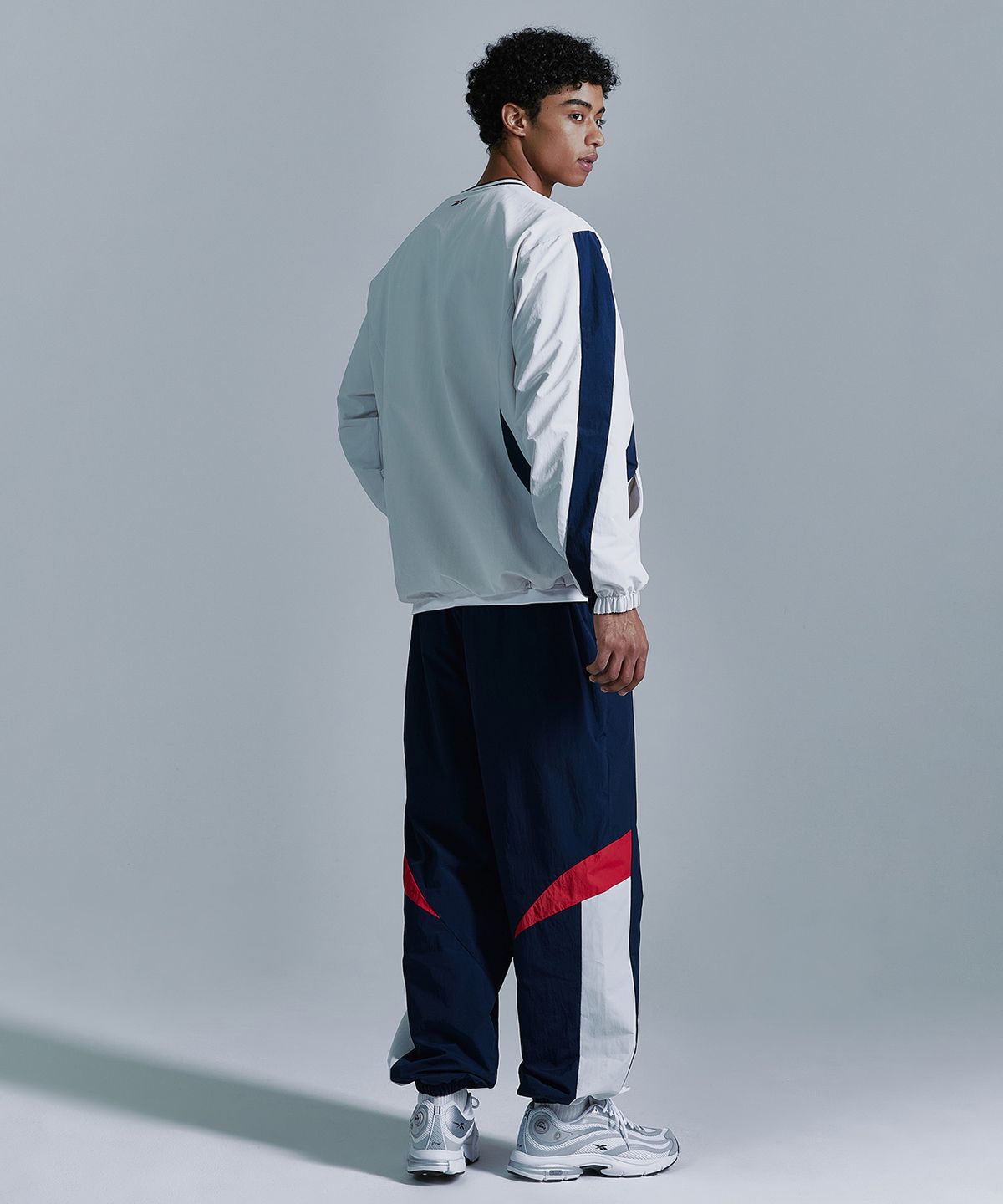 리복(REEBOK) 헤리티지 웜 조거 팬츠 - 네이비