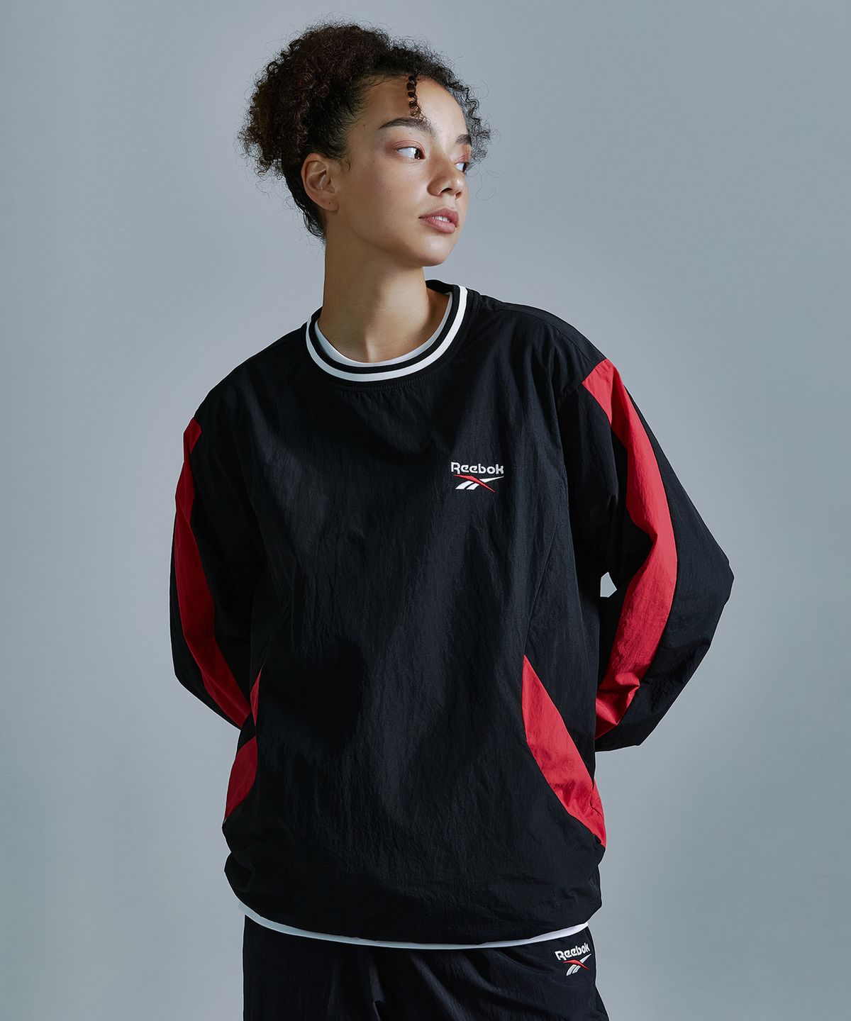 리복(REEBOK) 헤리티지 우븐 웜 피스테 - 블랙