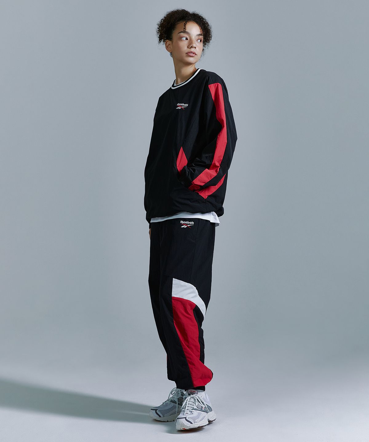 리복(REEBOK) 헤리티지 우븐 웜 피스테 - 블랙