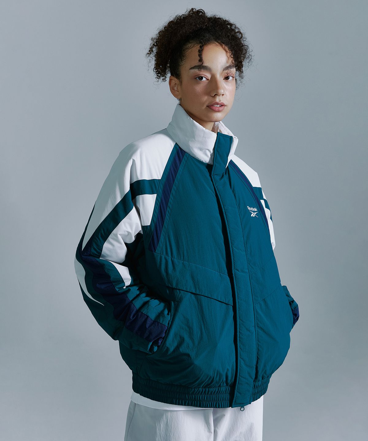 리복(REEBOK) 헤리티지 패딩 자켓 - 그린