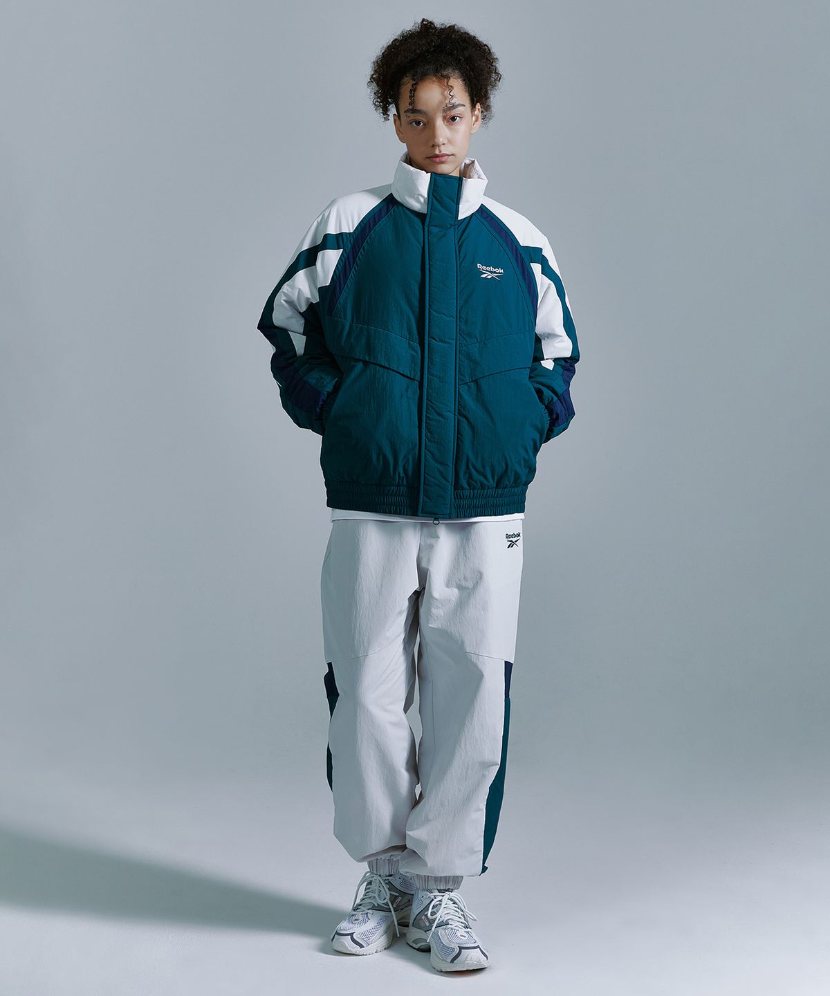리복(REEBOK) 헤리티지 패딩 자켓 - 그린