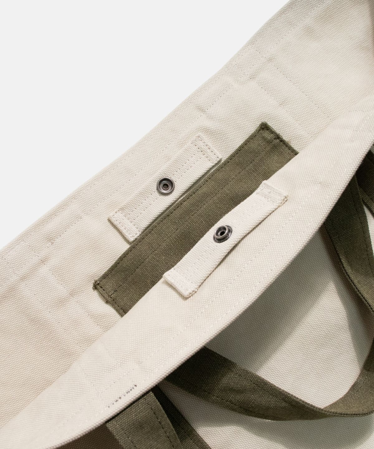 에스피오나지(ESPIONAGE) Heavy Canvas Tote Bag Olive