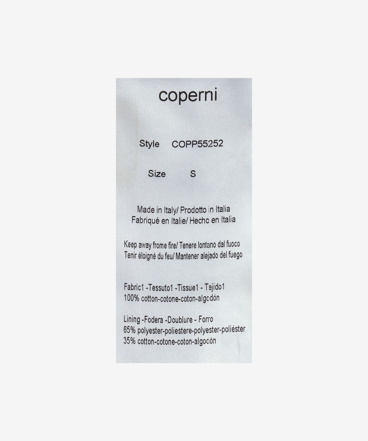 코페르니(COPERNI) 오픈 니 데님 팬츠 - 블루 / COPP55252Blue