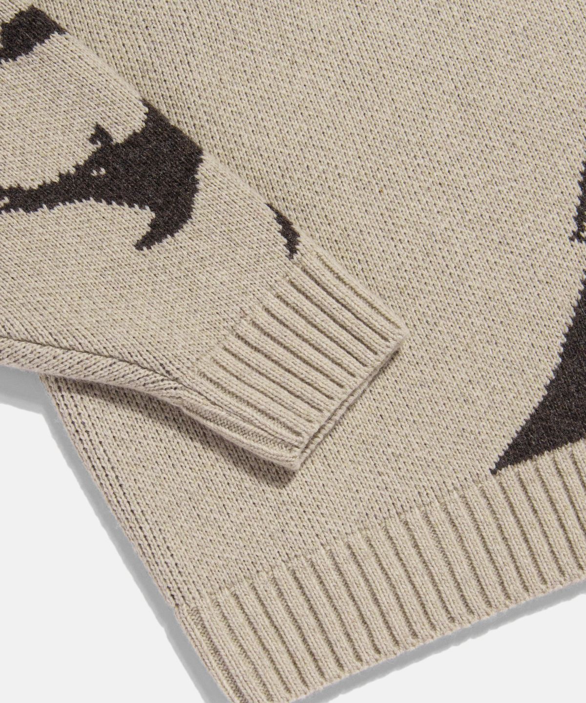 에스피오나지(ESPIONAGE) Beethoven Knit Sweater Sand Beige