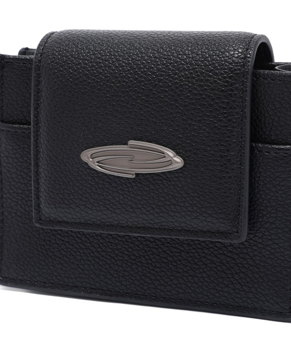 MUSINSA公式 | OPENING PROJECT Micro Chain Cross Bag - Black