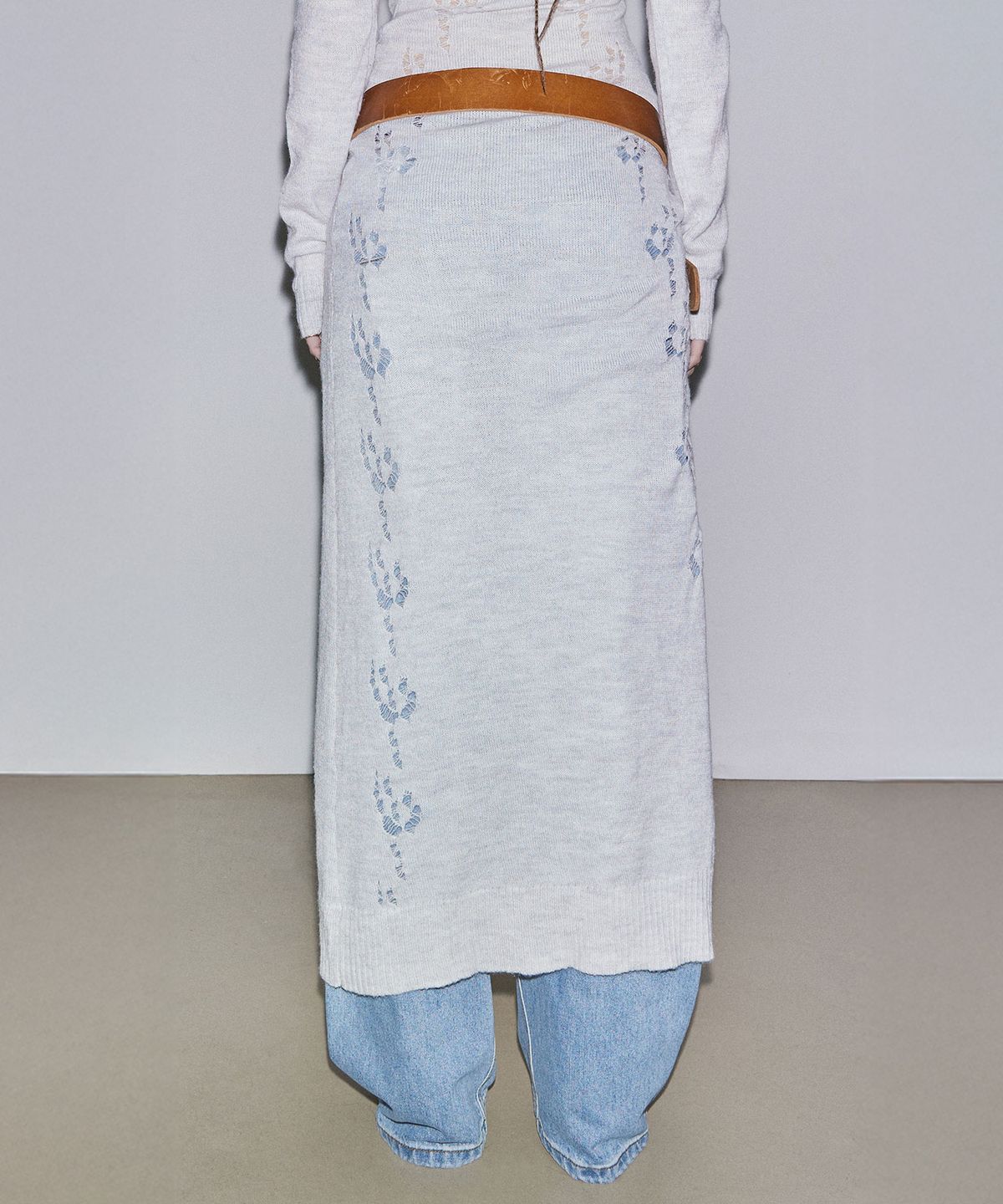 스컬프터(SCULPTOR) 2way Shawl Maxi Dress Pale Green