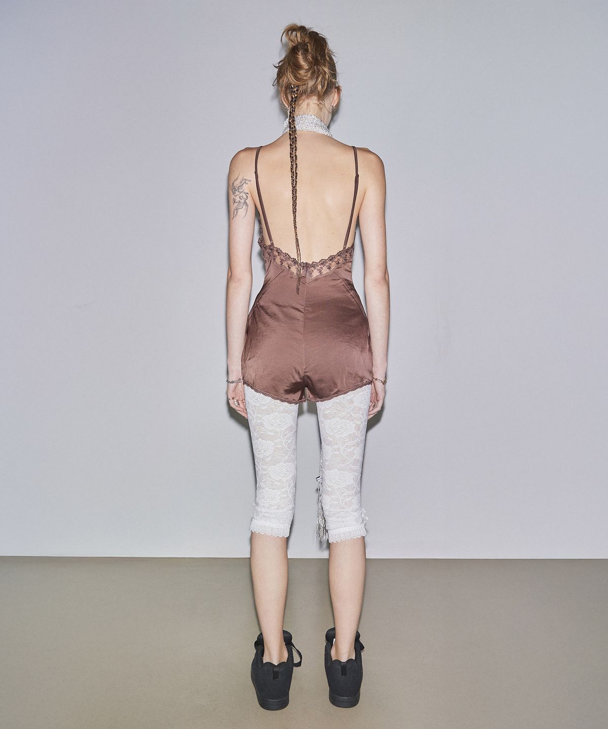 스컬프터(SCULPTOR) Lingerie Body Romper Deep Brown