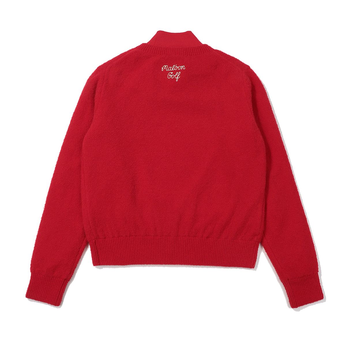 말본 골프(MALBON GOLF) 모크넥 방풍 스웨터 RED (WOMAN)